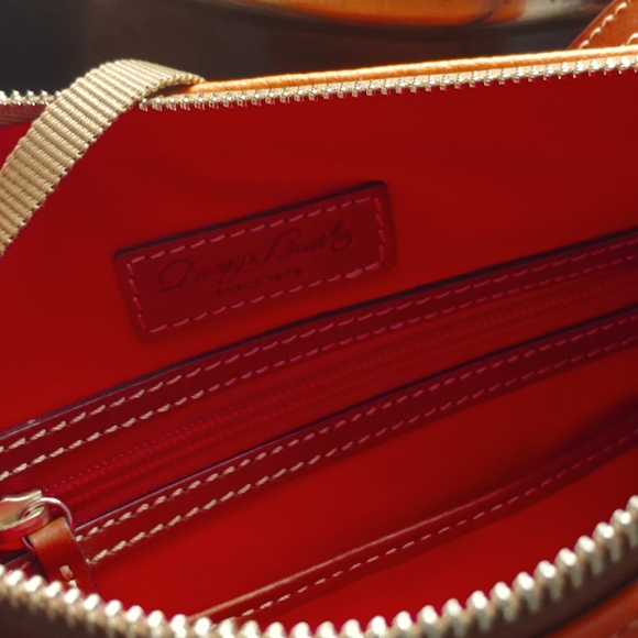 Dooney & Bourke Orange Leather Crossbody Bag - Picture 10 of 10